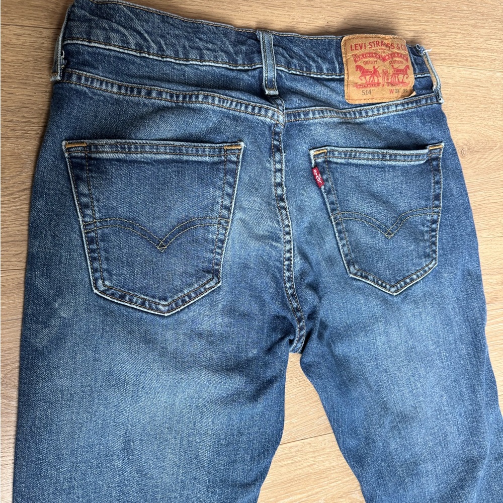 Levi's 514 Men's Straight Blue Jeans W29/L32 - Picture 6 of 9